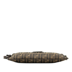 フェンディ ズッカ ショルダーバッグ 26722 ブラウン キャンバス レザー レディース FENDI 【中古】