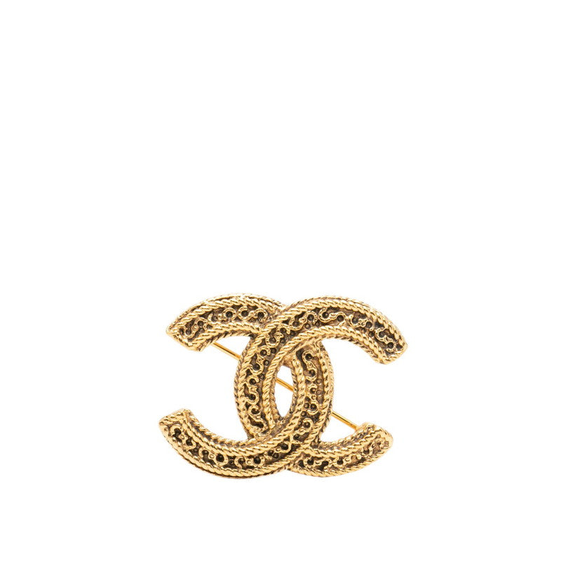 シャネル ココマーク ブローチ ゴールド メッキ レディース CHANEL 中古