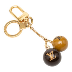ルイ ヴィトン ポルト クレ ジャック ルーシー Jack Lucie ハロウィン キーホルダー チャーム M65377 ゴールド ブラウン ベージュ メッキ ラインストーン レディース LOUIS VUITTON 【中古】