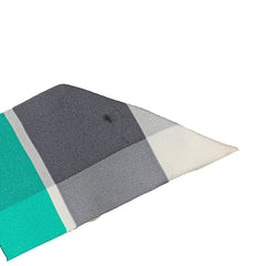 エルメス ツイリー MORS ET GOURMETTES VICHY アントラシット メンソール スカーフ グレー シルク レディース HERMES 【中古】