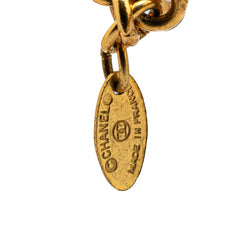 シャネル ヴィンテージ ココマーク マトラッセ チェーン ペンダントネックレス ゴールド メッキ レディース CHANEL 【中古】