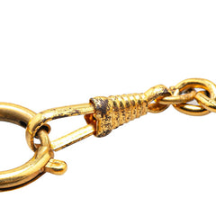 シャネル ヴィンテージ ココマーク マトラッセ チェーン ペンダントネックレス ゴールド メッキ レディース CHANEL 【中古】