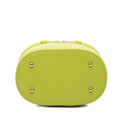 グッチ バンブー ハンドバッグ バニティバッグ ショルダーバッグ 2WAY 828157 ライトグリーン系 レザー レディース GUCCI 中古