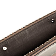 フェンディ バイザウェイ ミディアム ハンドバッグ ショルダーバッグ 2WAY 8BL124 ライトピンク グレー レザー レディース FENDI 【中古】