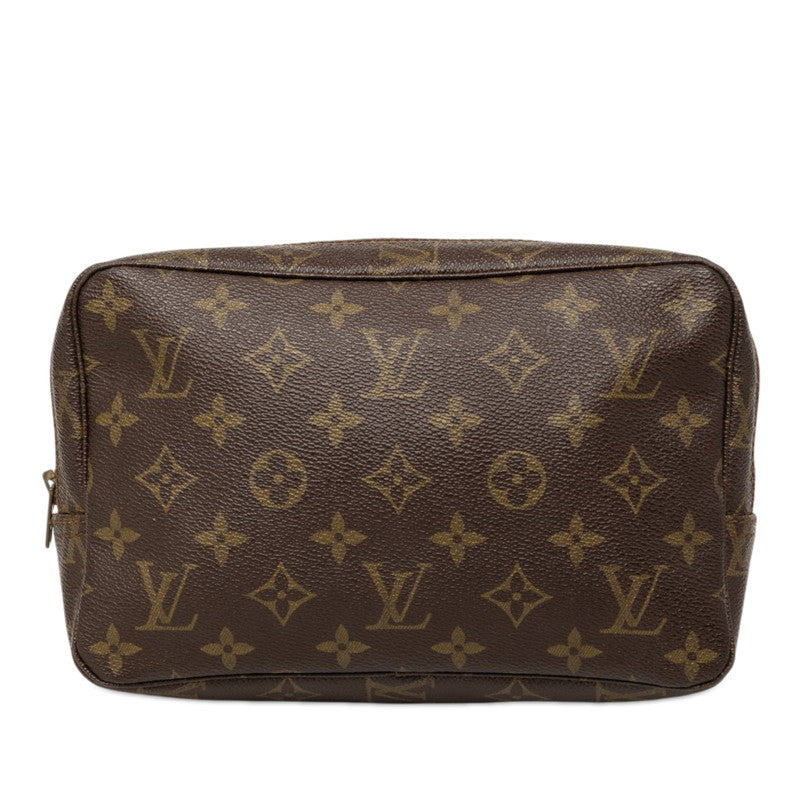 ルイ ヴィトン モノグラム トゥルース トワレット 23 ポーチ コスメポーチ M47524 ブラウン PVC レザー レディース LOUIS VUITTON 【中古】