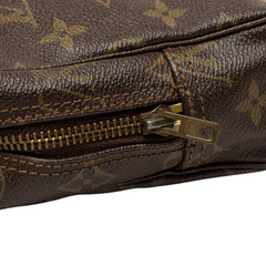ルイ ヴィトン モノグラム トゥルース トワレット 23 ポーチ コスメポーチ M47524 ブラウン PVC レザー レディース LOUIS VUITTON 【中古】