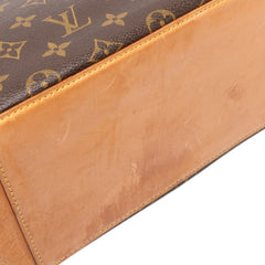 ルイ ヴィトン モノグラム カバピアノ トートバッグ ショルダーバッグ M51148 ブラウン PVC レザー レディース LOUIS VUITTON 中古