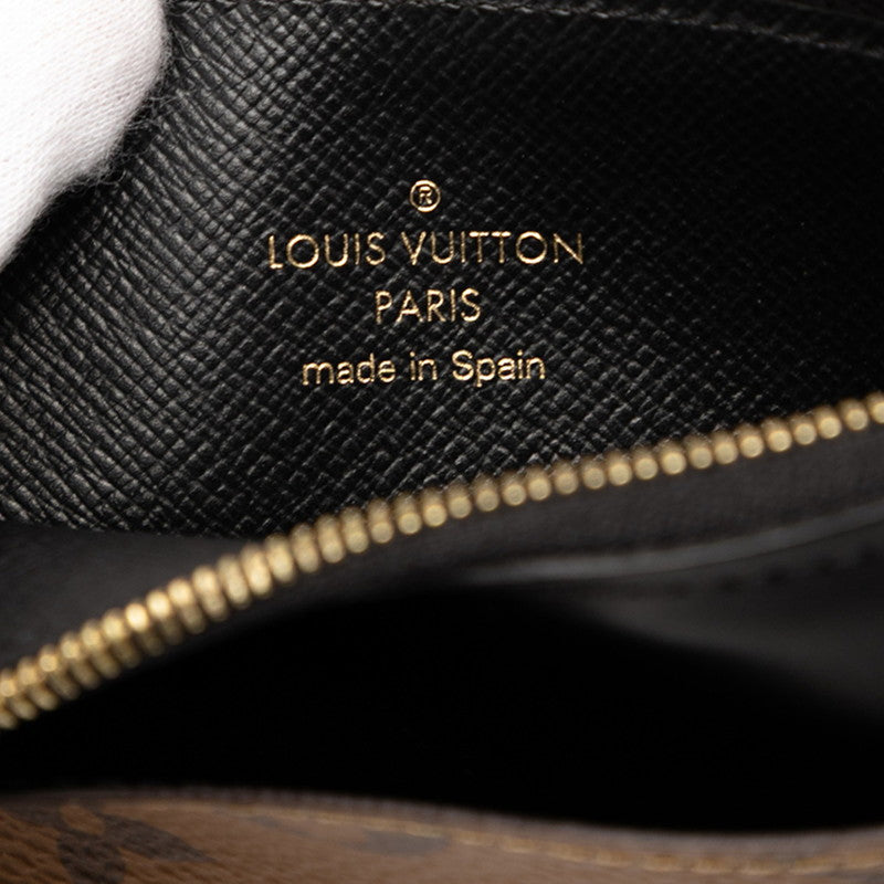 ルイ ヴィトン モノグラム リバース スリム パース 長財布 M80390 マカロン PVC レザー レディース LOUIS VUITTON 【中古】
