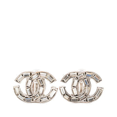 シャネル ココマーク ビジュー イヤリング シルバー メタル レディース CHANEL 【中古】