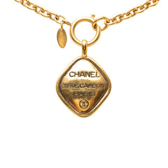 シャネル 31 RUE CAMBON ル カンボン ココマーク チェーン ネックレス ゴールド メッキ レディース CHANEL 【中古】