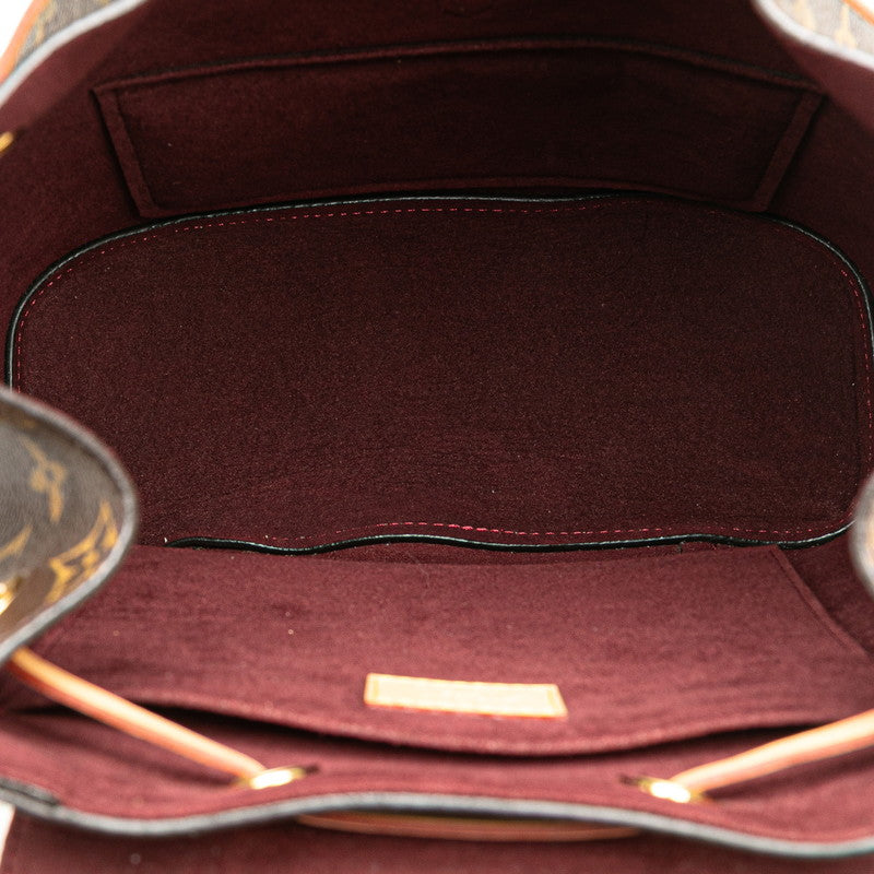 ルイ ヴィトン モノグラム モンスリー リュック バックパック M43431 ブラウン PVC レザー レディース LOUIS VUITTON 【中古】