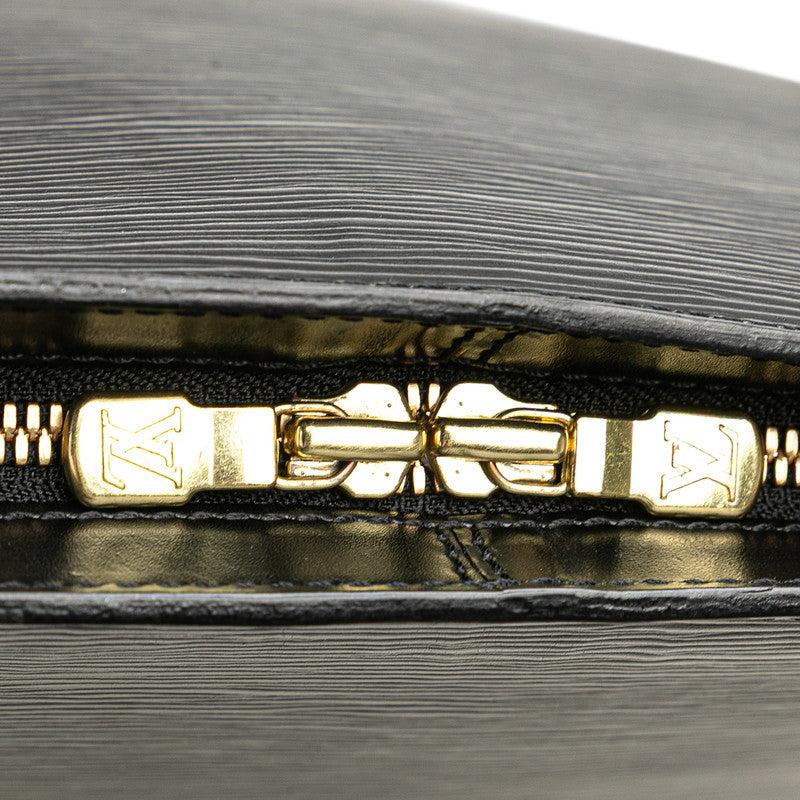 ルイ ヴィトン エピ リュサック ショルダーバッグ トートバッグ M52282 ノワール ブラック レザー レディース LOUIS VUITTON 【中古】