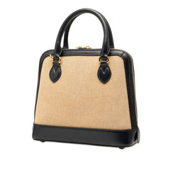 グッチ ホースビット 1955 ハンドバッグ ショルダーバッグ 2WAY 621220 ベージュ ネイビー キャンバス レザー レディース GUCCI 【中古】