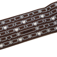 エルメス ツイリー Effet Kaleidoscope カレイドスコープ エフェクト スカーフ ブラウン ホワイト シルク レディース HERMES 【中古】