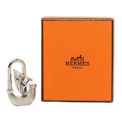 エルメス パリの空気 パリの風 帆船 ヨット カデナ チャーム シルバー メタル レディース HERMES 中古