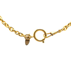 シャネル ヴィンテージ ココマーク ネックレス ゴールド メッキ レディース CHANEL 【中古】