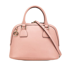 グッチ インターロッキングG ハンドバッグ ショルダーバッグ 2WAY 449662 ピンク レザー レディース GUCCI 【中古】