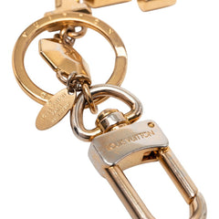 ルイ ヴィトン ポルトクレ LVファセット キーリング キーケース キーホルダー M65216 ゴールド メッキ レディース LOUIS VUITTON 【中古】