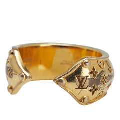 ルイ ヴィトン バーグ ナノグラム スウィートドリーム リング 指輪 #S M69597 ゴールド メッキ レディース LOUIS VUITTON 【中古】