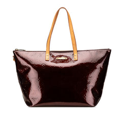 ルイ ヴィトン モノグラム ヴェルニ ベルヴューGM トートバッグ M93589 アマラント パープル パテントレザー レザー レディース LOUIS VUITTON 【中古】