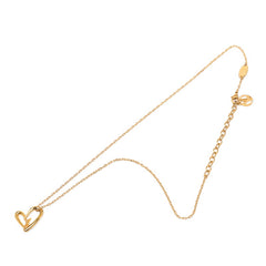 ルイ ヴィトン コリエ ハート フォーリンラブ ネックレス M00465 ゴールド メッキ レディース LOUIS VUITTON 【中古】