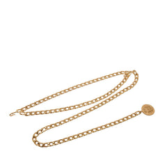 シャネル ココマーク CAMBON メダルモチーフ チェーン ベルト ゴールド メッキ レディース CHANEL 【中古】