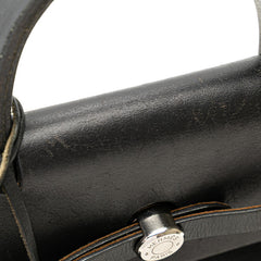 エルメス エールバッグ アドPM リュック バックパック ハンドバッグ 2WAY ブラック トワルオフィシエ レザー レディース HERMES 【中古】