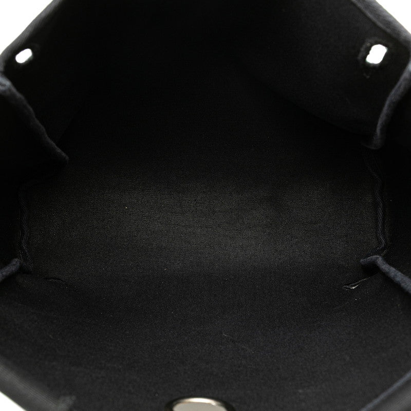 エルメス エールバッグ アドPM リュック バックパック ハンドバッグ 2WAY ブラック トワルオフィシエ レザー レディース HERMES 【中古】