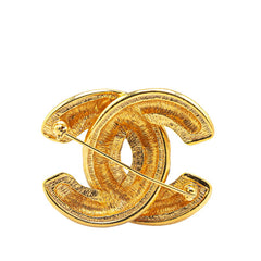 シャネル マトラッセ ココマーク ブローチ ゴールド メッキ レディース CHANEL 【中古】