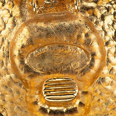 シャネル ココマーク ラウンド イヤリング ゴールド メッキ レディース CHANEL 【中古】