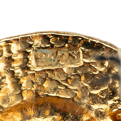 シャネル ココマーク ラウンド イヤリング ゴールド メッキ レディース CHANEL 【中古】