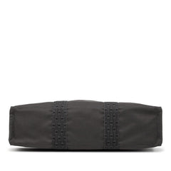エルメス エールラインMM トートバッグ ハンドバッグ グレー系 キャンバス レディース HERMES 【中古】