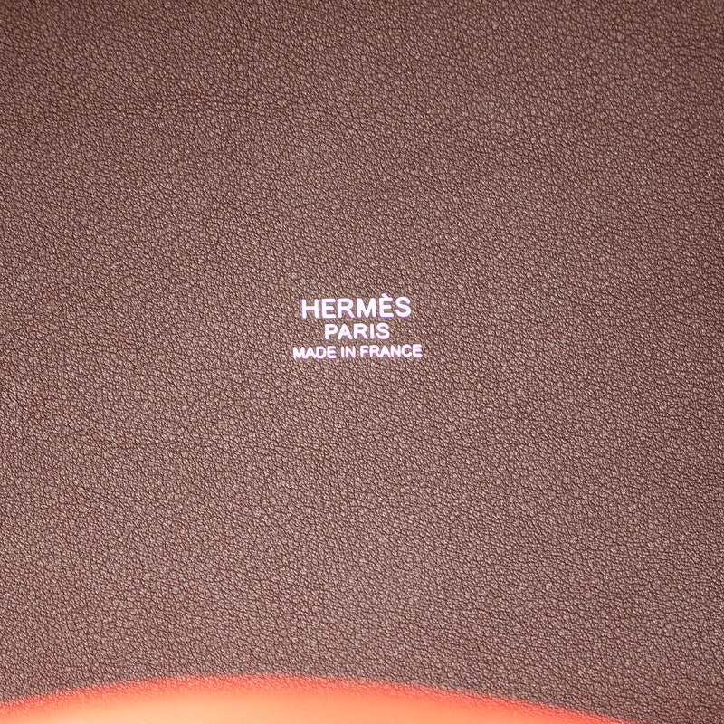 エルメス ピコタンロック カーゴPM ハンドバッグ ローズテキサス ルージュセリエ スイフト トワルゴエラン レディース HERMES 【中古】