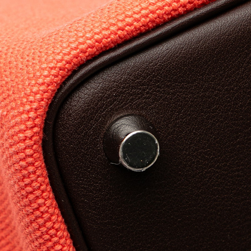 エルメス ピコタンロック カーゴPM ハンドバッグ ローズテキサス ルージュセリエ スイフト トワルゴエラン レディース HERMES 【中古】