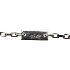 ルイ ヴィトン コリエ ダミエカラーズ チェーン ペンダントネックレス M62490 シルバー メタル レディース LOUIS VUITTON 【中古】
