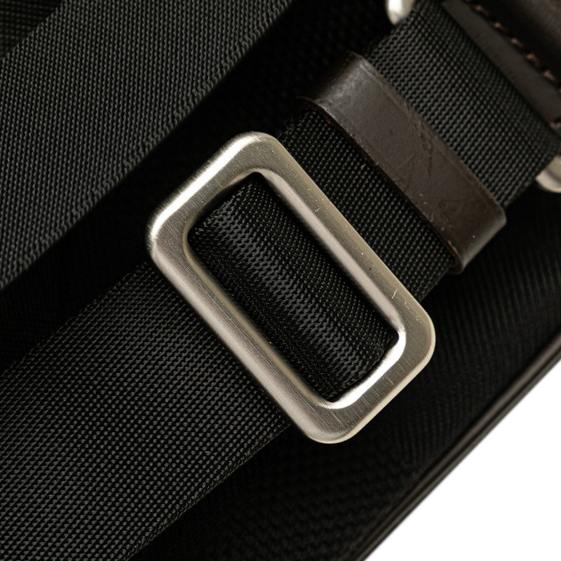 ルイ ヴィトン ダミエ ジェアン アクロバット ボディバッグ ウエストバッグ M93620 ノワール ブラック キャンバス レザー メンズ LOUIS VUITTON 【中古】