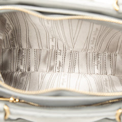 サルヴァトーレフェラガモ キルティング ヴァラリボン ハンドバッグ ショルダーバッグ 2WAY グレー レザー レディース Salvatore Ferragamo 【中古】