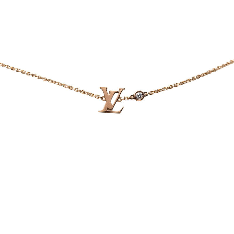 ルイ ヴィトン イディール ブロッサム ネックレス K18PG ピンクゴールド ダイヤモンド レディース LOUIS VUITTON 【中古】