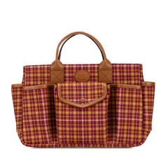 グッチ チルドレンズ ハンドバッグ トートバッグ 628159 ブラウン ボルドー系 キャンバス レザー レディース GUCCI 【中古】