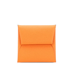 エルメス バスティア コインケース オレンジ ヴォーエプソン レディース HERMES 【中古】