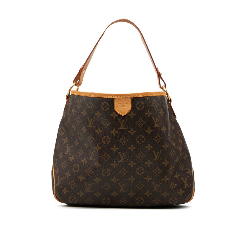 ルイ ヴィトン モノグラム ディライトフルPM ワンショルダーバッグ M40352 ブラウン PVC レザー レディース LOUIS VUITTON 【中古】