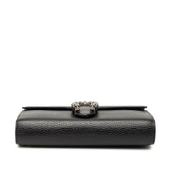 グッチ ディオニュソス チェーンウォレット ショルダーバッグ 401231 ブラック レザー レディース GUCCI 【中古】