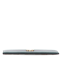 シャネル ココマーク カードケース ブラック レザー レディース CHANEL 【中古】