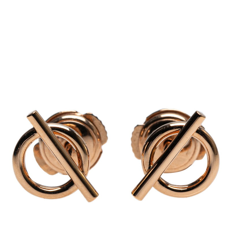 エルメス エシャペPM ピアス K18PG ピンクゴールド レディース HERMES 【中古】