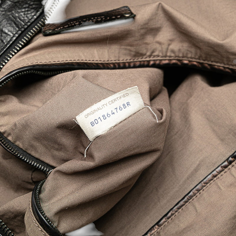 ボッテガヴェネタ イントレチャート ショルダーバッグ ブラック レザー レディース BOTTEGAVENETA 【中古】