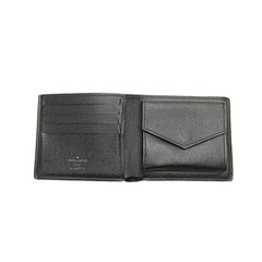 ルイ ヴィトン ダミエ グラフィット ポルトフォイユ マルコNM 二つ折り財布 N63336 ブラック PVC メンズ LOUIS VUITTON 【中古】