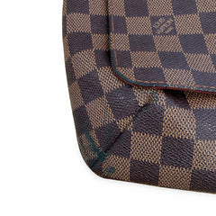 ルイ ヴィトン ダミエ ミュゼット 斜め掛け ショルダーバッグ N51302 ブラウン PVC レザー レディース LOUIS VUITTON 【中古】