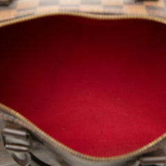 ルイ ヴィトン ダミエ スピーディ30 ハンドバッグ ミニボストンバッグ N41364 ブラウン PVC レザー レディース LOUIS VUITTON 中古
