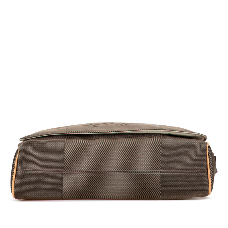 ルイ ヴィトン ダミエ ジェアン メサジェNM ショルダーバッグ M93226 テール カーキ キャンバス レザー レディース LOUIS VUITTON 【中古】