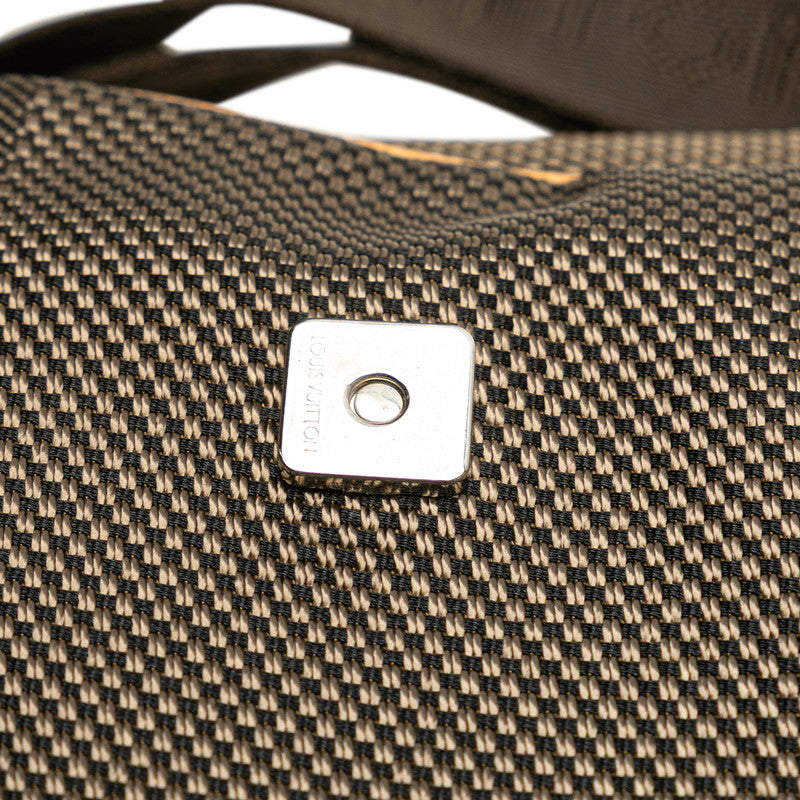 ルイ ヴィトン ダミエ ジェアン メサジェNM ショルダーバッグ M93226 テール カーキ キャンバス レザー レディース LOUIS VUITTON 【中古】